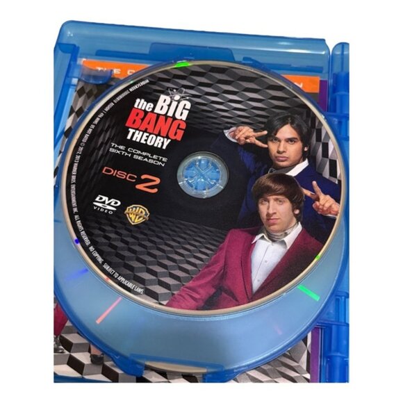 The Big Bang Theory Complete Season 6 Blu-ray DVD 3-Disc Set Ultraviolet Comedy - Picture 15 of 16